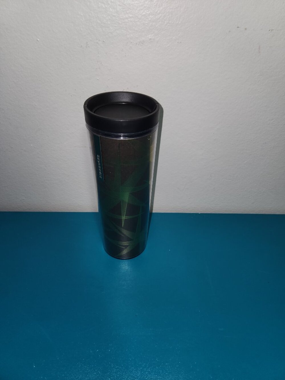 Starbucks Reusable Travel Tumbler Coffee Cup with Lid – Brown & Gold Stars